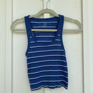 Aerie Cropped Racerback Tank Top